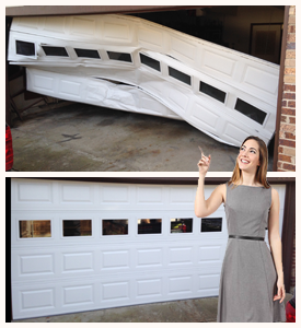 Garage Door Repair Before And After
